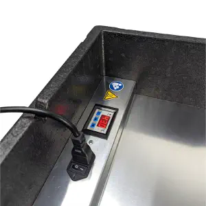 Detailansicht der Heizbox Kontrollleiste